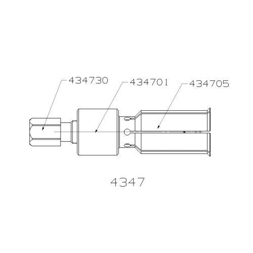 EXTRACTOR DE PINZA INTERIOR FORZA SERIE 4300